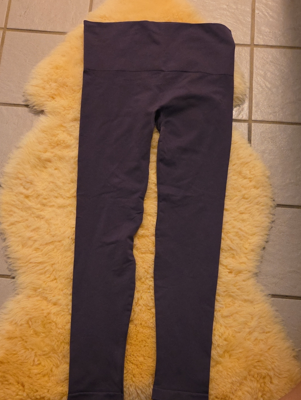 High-Waist Navy Leggings